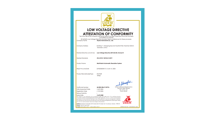 RT900 Multi-Batch Automatic Dissolution System